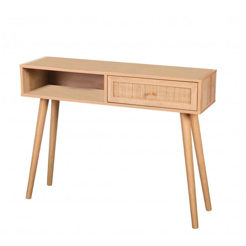Urban Living - Console Avec 1 Tiroir Bali Beige Atmosphera