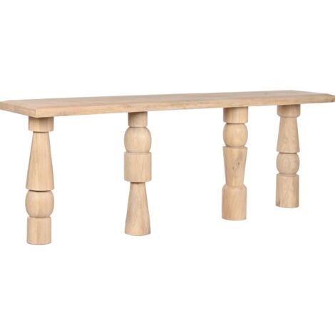 Console bois naturel élégance pour entrée - Bois naturel
