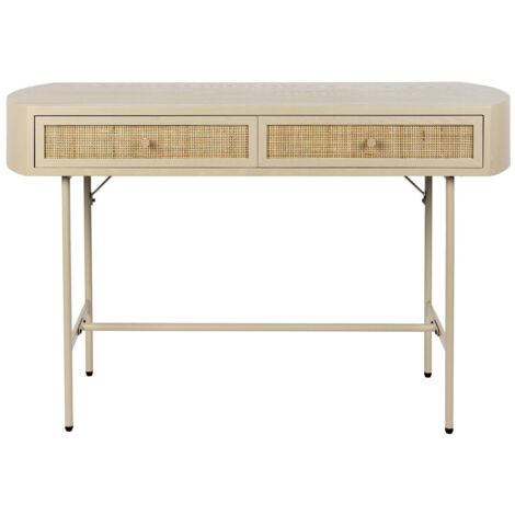 Console, Console ou bureau AMAYA Beige en Wood, BOITE A DESIGN