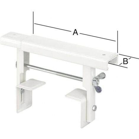 Console de corps chauffant UNIVERSAL 260 MM blanc