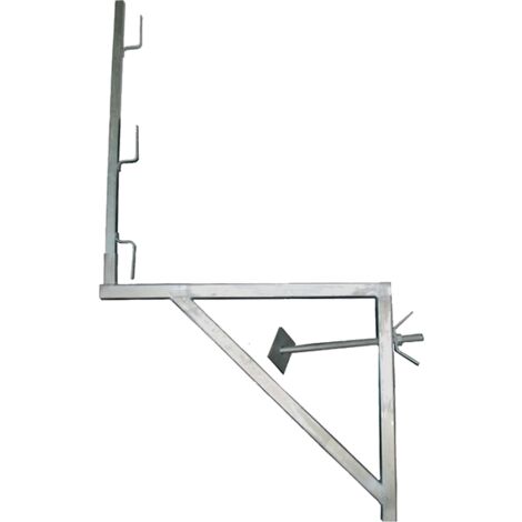 Console de maçonnerie galvanisée Lg 1.00 m avec tige 0.50 m