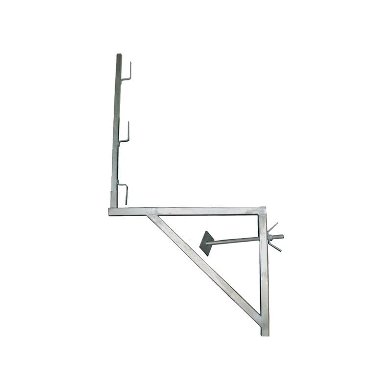 Console de maçonnerie galvanisée Lg 1.00 m avec tige 1.00 m