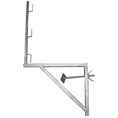 Console de maçonnerie galvanisée Lg 1.00 m avec tige 1.00 m