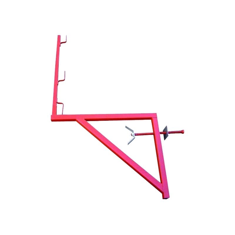 Console de maçonnerie peinte Lg 1.00 m avec tige 0.50 m