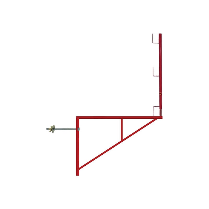 Matisère - 2 consoles d'échafaudage époxy 1.00m x 1.50m - Tube rond - 110011504/02