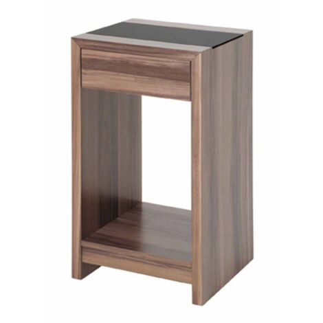 Console Design 1 Tiroir "Noyer" 74cm Naturel