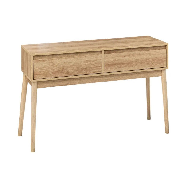 Five Simply Smart - Console Design 2 Tiroirs 'Abana' 114cm Naturel