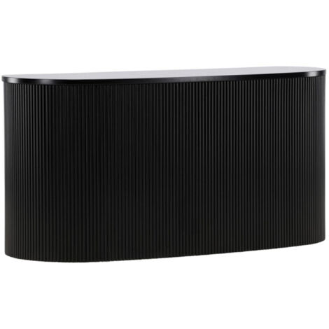 Console Design Nervuré "Loca" 120cm Noir