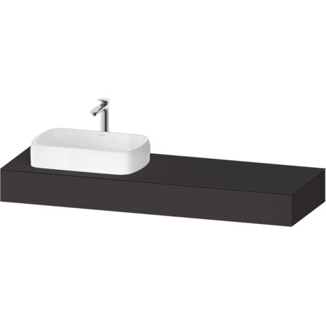 Console Duravit Collection One, 1600x550x170mm, avec découpe à
