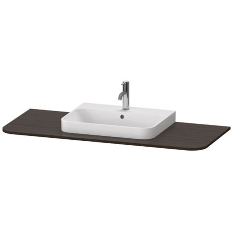 Console Duravit Happy D.2 Plus, 1300x550 mm, 1 découpe au centre,