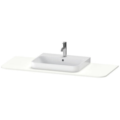 Console Duravit Happy D.2 Plus, 1300x550 mm, 1 découpe au centre,