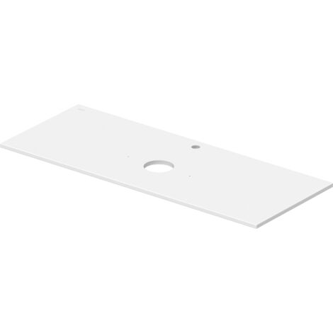 Console Duravit Sivida, 1 découpe au centre, 1280x500mm,