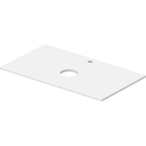 Console Duravit Sivida, 1 découpe au centre, 880x500mm,