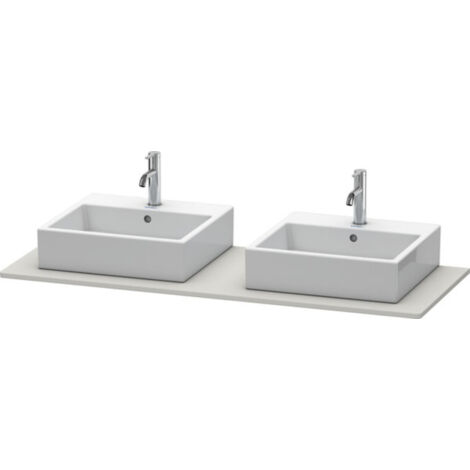 Console Duravit XSquare 063G, 1400x 550 mm, 2 découpes,