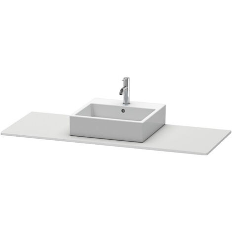 Console Duravit XSQUARE 16x1400x550mmavec découpe milieu blanc sdm