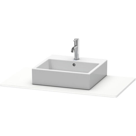 Console Duravit XSQUAREavec découpe 16x1000x550mm blanc mat