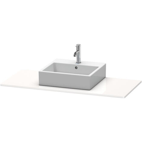 Console Duravit XSQUAREavec découpe 16x1200x550mm blanc mat