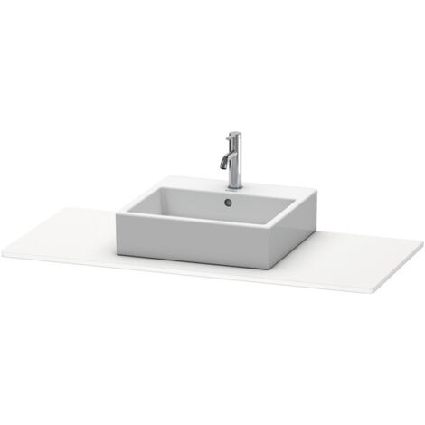 Console Duravit XSQUAREavec découpe 16x800x550mm blanc mat
