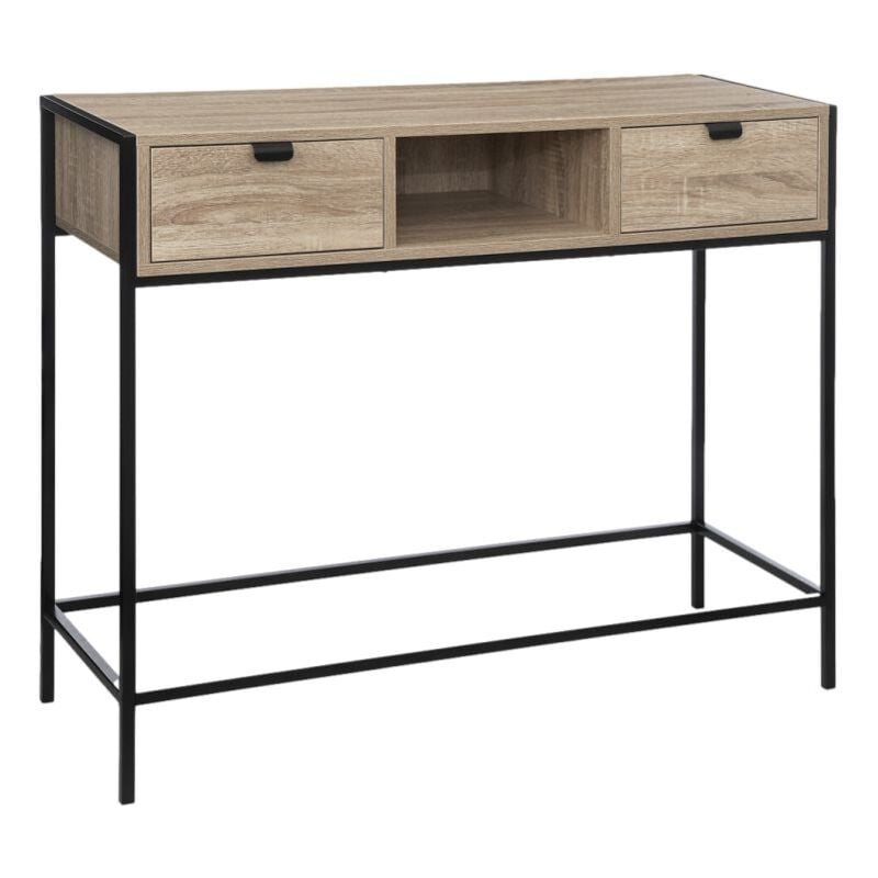 Console Effet chêne naturel 'Aliaj' Atmosphéra