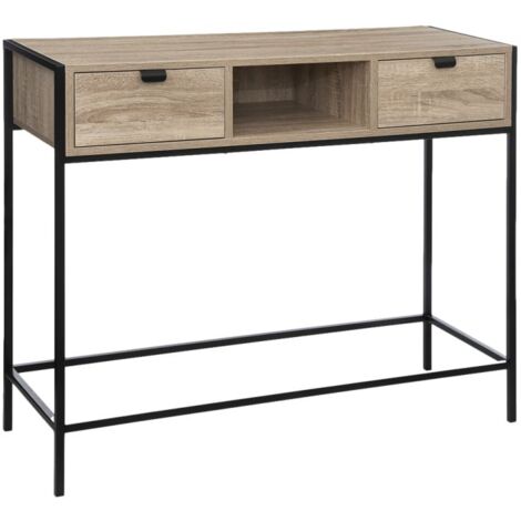 Console Effet chêne naturel "Aliaj" Atmosphéra
