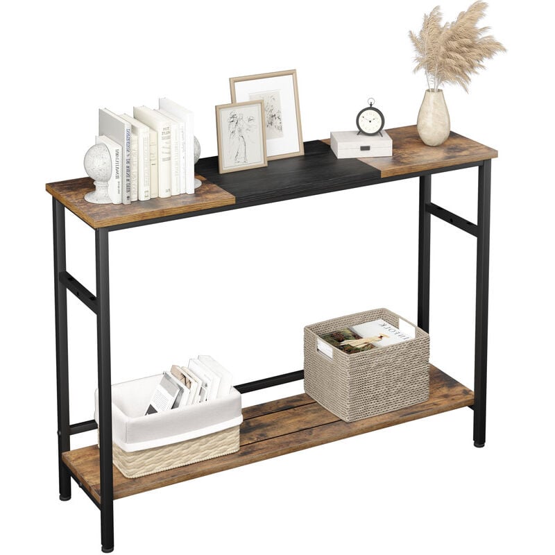 Hoerfuriy - Console en Bois , 100T x 23B x 80H cm,Console Meuble,Table Console, Table d'Entrée,Table d'appoint, Bout de Canapé, pour Entrée, Salon