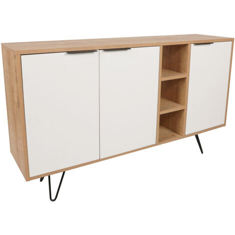 Console en bois "Clara" 142 x 35,6 x 83 cm - Chêne