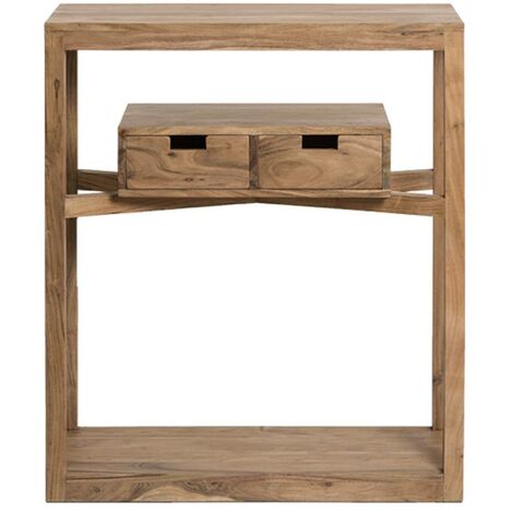 Console en bois d'acacia Oslo - Marron