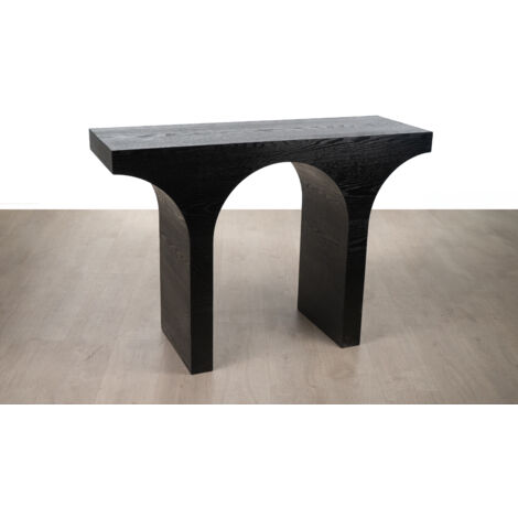 Console en bois de sapin noir