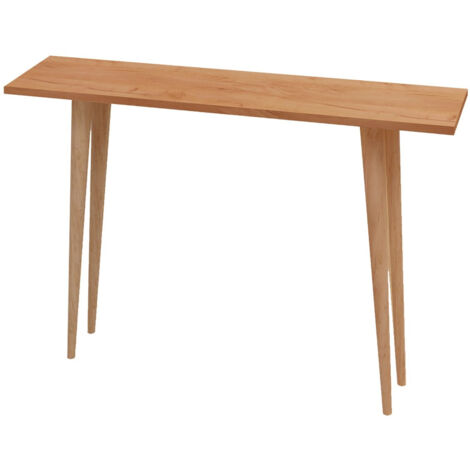 Console en bois "Desidero" - 100 x 30 x 74 cm - Marron