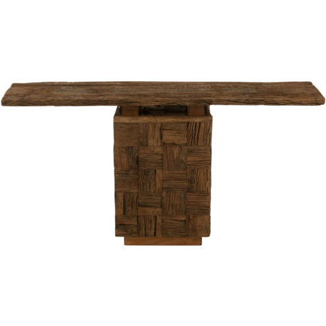 Console en bois foncé recyclé L150 - ICA