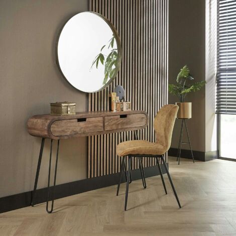 Console en bois forme oblongue NIAGARA