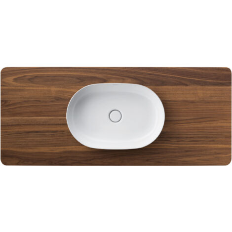 Console en bois massif Duravit Luv LU9461, largeur 1388mm,