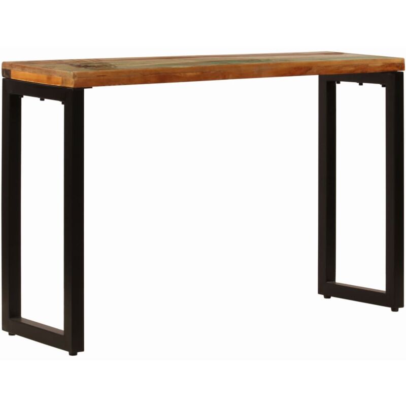 Vidaxl - Table console 120x35x76 cm Bois de récupération solide et acier