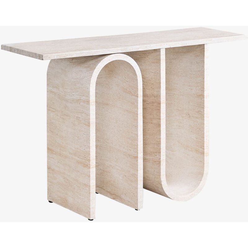 Console en béton aspect travertin Ceravi SKLUM Travertine