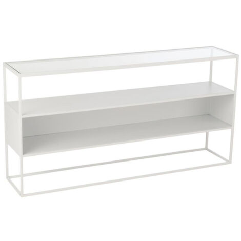 Console en Métal "Maryanne" 140cm Blanc