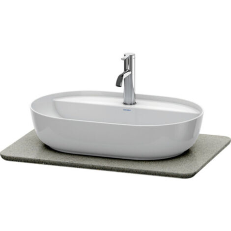 Console en pierre de quartz Duravit Luv LU9465, largeur 688mm,