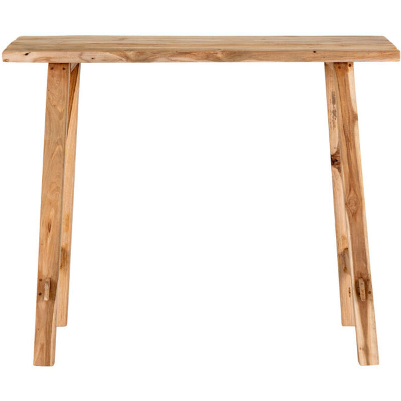 HOUSE NORDIC Girona Konsolentisch, rechteckig, natürliches Teakholz, 90x30 cm