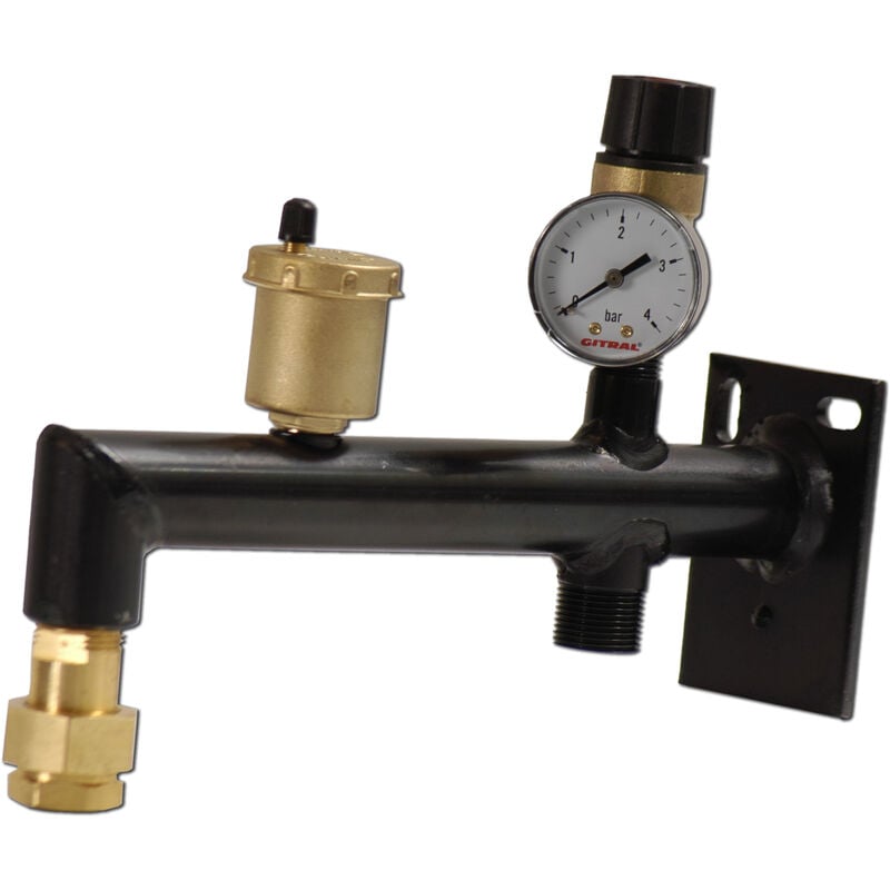 Gitral - Console équipée et montée pour vase d'expansion jusqu'à 35L - spe-m