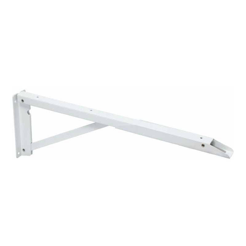 Console escamotable - Charge : 40 kg/paire - Décor : Blanc - Hauteur : 145 mm - Profondeur : 445 mm Itar