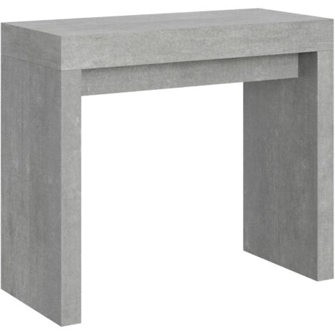 Console extensible 90x40/196 cm Roxell Small Cemento