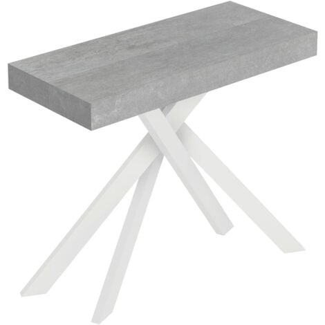 ITAMOBY 90x40/300 cm Saki Premium béton pieds blancs