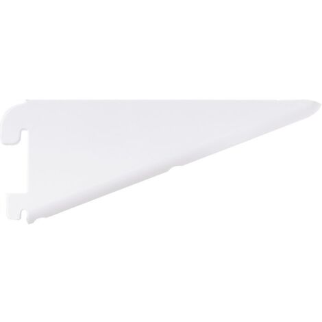 Console forte double blanc 120 mm