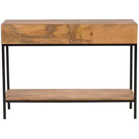 Console industriale legno di mango e metallo L110 cm YPSTER