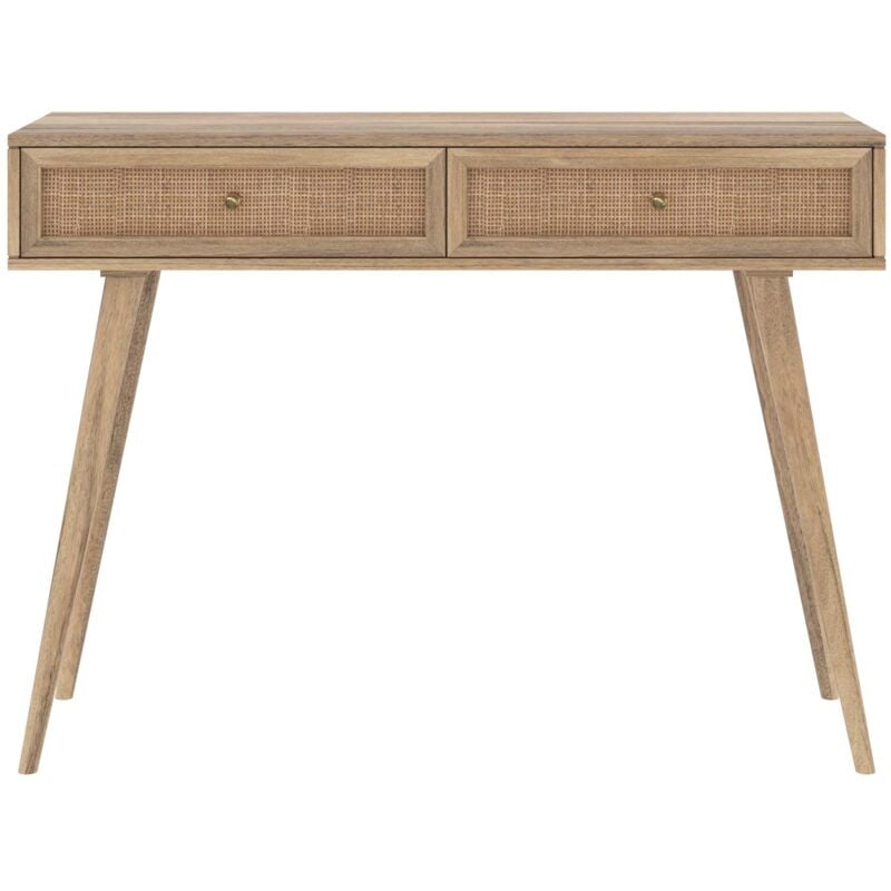 Rendez-vous Déco - Console en bois de manguier 2 tiroirs - masala