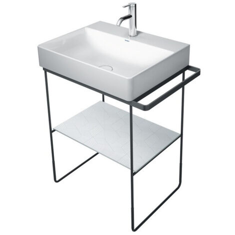 Console métallique BS DuraSquare 235312 565x451.HV 50mm.HH + li / droite noir mat