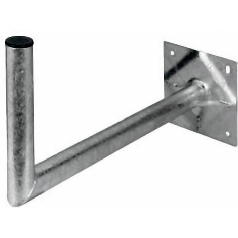Console murale pour antenne satellite - HAMA - Acier galvanisé - Distance au mur 60 cm