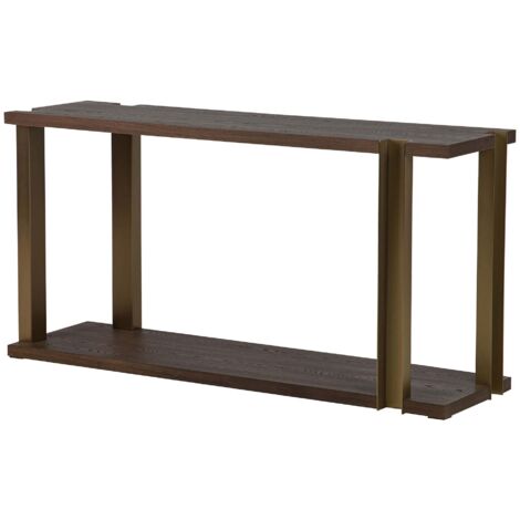 Console Noblesse en acier inoxydable et MDF 150 x 42 x 76 cm