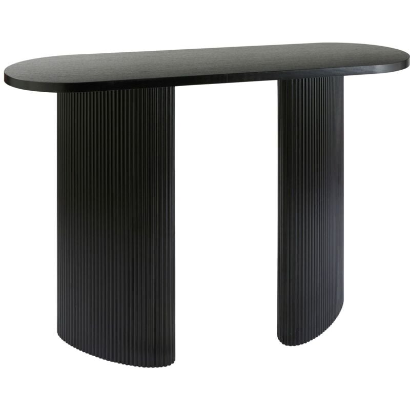 Console ovale en bois olova