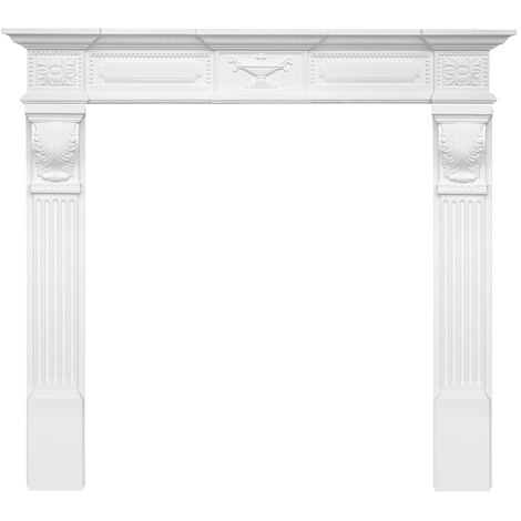 MARBET DESIGN console da parete XPS oro bianco console in stucco ornamento  decorazione da parete: K