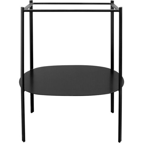 Console per lavabo nero satinato – Serie Cover
